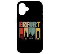 Vintage Skyline Germany-ERFURT Custodia per iPhone 16