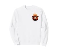 Vintage Smokey Bear Face Logo Felpa