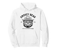 Vintage Smokey Bear Logo Only Officially Licensed Felpa con Cappuccio