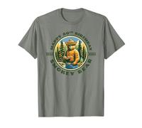 Vintage Smokey Bear Logo Only Officially Licensed Maglietta