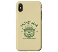 Vintage Smokey Bear Logo Only You Can Prevent Wildfires Custodia per iPhone X/XS