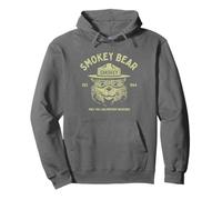 Vintage Smokey Bear Logo Only You Can Prevent Wildfires Felpa con Cappuccio
