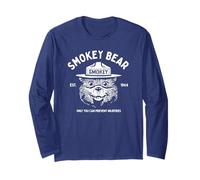 Vintage Smokey Bear Logo Only You Can Prevent Wildfires Maglia a Manica