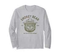 Vintage Smokey Bear Logo Only You Can Prevent Wildfires Maglia a Manica