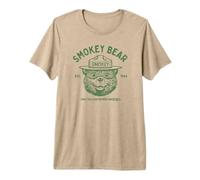 Vintage Smokey Bear Logo Only You Can Prevent Wildfires Maglietta Premium