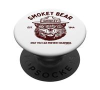 Vintage Smokey Bear Logo Only You Can Prevent Wildfires PopSockets PopGrip Adesivo