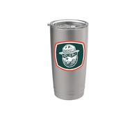 Vintage Smokey Bear Retro Bicchiere termico in acciaio inox doppia parete