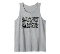 Vintage Smokey Bear Wildfire Prevention Retro Illustration Canotta