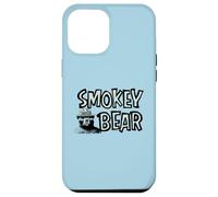 Vintage Smokey Bear Wildfire Prevention Retro Illustration Custodia per iPhone 12 Pro Max