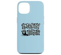 Vintage Smokey Bear Wildfire Prevention Retro Illustration Custodia per iPhone 13