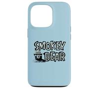 Vintage Smokey Bear Wildfire Prevention Retro Illustration Custodia per iPhone 13 Pro