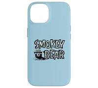 Vintage Smokey Bear Wildfire Prevention Retro Illustration Custodia per iPhone 14