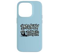 Vintage Smokey Bear Wildfire Prevention Retro Illustration Custodia per iPhone 14 Pro