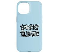 Vintage Smokey Bear Wildfire Prevention Retro Illustration Custodia per iPhone 15