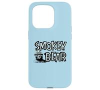 Vintage Smokey Bear Wildfire Prevention Retro Illustration Custodia per iPhone 15 Pro