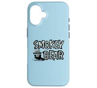 Vintage Smokey Bear Wildfire Prevention Retro Illustration Custodia per iPhone 16