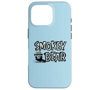 Vintage Smokey Bear Wildfire Prevention Retro Illustration Custodia per iPhone 16 Pro