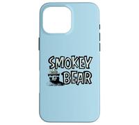 Vintage Smokey Bear Wildfire Prevention Retro Illustration Custodia per iPhone 16 Pro Max