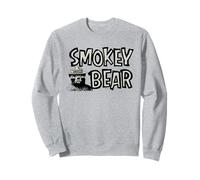Vintage Smokey Bear Wildfire Prevention Retro Illustration Felpa