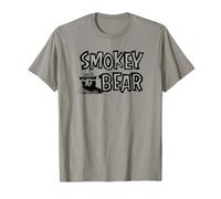Vintage Smokey Bear Wildfire Prevention Retro Illustration Maglietta