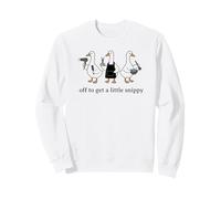 Vintage Snippy Barber Cool Looking Straight Razor Humor Art Felpa