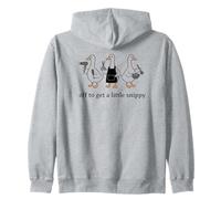 Vintage Snippy Barber Cool Looking Straight Razor Humor Art Felpa con Cappuccio