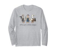 Vintage Snippy Barber Cool Looking Straight Razor Humor Art Maglia a Manica