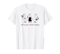 Vintage Snippy Barber Cool Looking Straight Razor Humor Art Maglietta