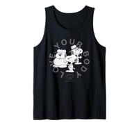 Vintage Snoopy Corpo Positivo Invecchiamento Amore Mente Sano sé Canotta