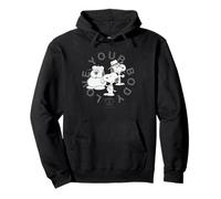 Vintage Snoopy Corpo Positivo Invecchiamento Amore Mente Sano sé Felpa con Cappuccio