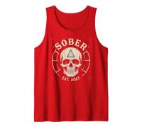 Vintage Sober 2027 Dall'Est Zero Day Drinking Buddy Sarcasmo Canotta