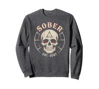 Vintage Sober 2027 Dall'Est Zero Day Drinking Buddy Sarcasmo Felpa