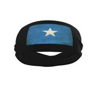 Vintage Somalia Somalian Flag Donna Uomo Fascia Capelli Antiscivolo Headband Elastica Fasce Per Capelli Per Fitness Corsa Jogging