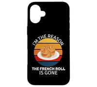 Vintage Sono la ragione per cui il French Roll Food non c'è più Custodia per iPhone 16 Plus