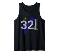 Vintage Space Coast 321 Rocket Launch Souvenir Canotta