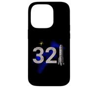 Vintage Space Coast 321 Rocket Launch Souvenir Custodia per iPhone 14 Pro