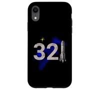 Vintage Space Coast 321 Rocket Launch Souvenir Custodia per iPhone XR