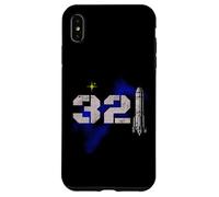 Vintage Space Coast 321 Rocket Launch Souvenir Custodia per iPhone XS Max