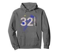 Vintage Space Coast 321 Rocket Launch Souvenir Felpa con Cappuccio