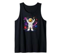 Vintage Space Travel Moon Suit Astronaut Celestial Canotta