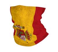 Vintage Spanish Spain Flag Ghetta Elegante Ghetta da Collo Antipolvere Fascia per Capelli per Estivo Adulto Bambini 26X30CM