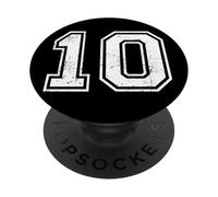 Vintage Sport Numero 10 Dieci PopSockets PopGrip Adesivo