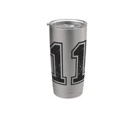 Vintage Sport Numero 11 Undici Bicchiere termico in acciaio inox doppia parete