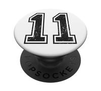 Vintage Sport Numero 11 Undici PopSockets PopGrip Adesivo