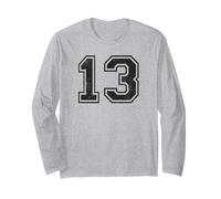 Vintage Sport Numero 13 Tredici Maglia a Manica