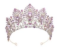 Vintage Sposa Corone Per Le Donne Tiaras Abito Da Sposa Corona Principessa Compleanno Dei Capelli Gioielli Oro Pnnrk