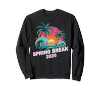 Vintage Spring Break 2026 Viaggio Vacanza Surf Viaggio Vacay Felpa