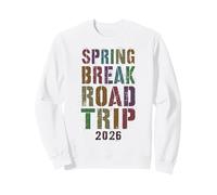 Vintage Spring Break Road Trip 2026 Vacanza Surf Vacay Felpa