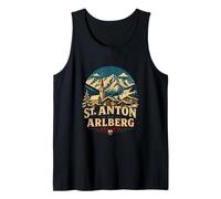 Vintage St. Anton am Arlberg Austria Viaggio Landmark Gift Canotta