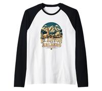 Vintage St. Anton am Arlberg Austria Viaggio Landmark Gift Maglia con Maniche Raglan